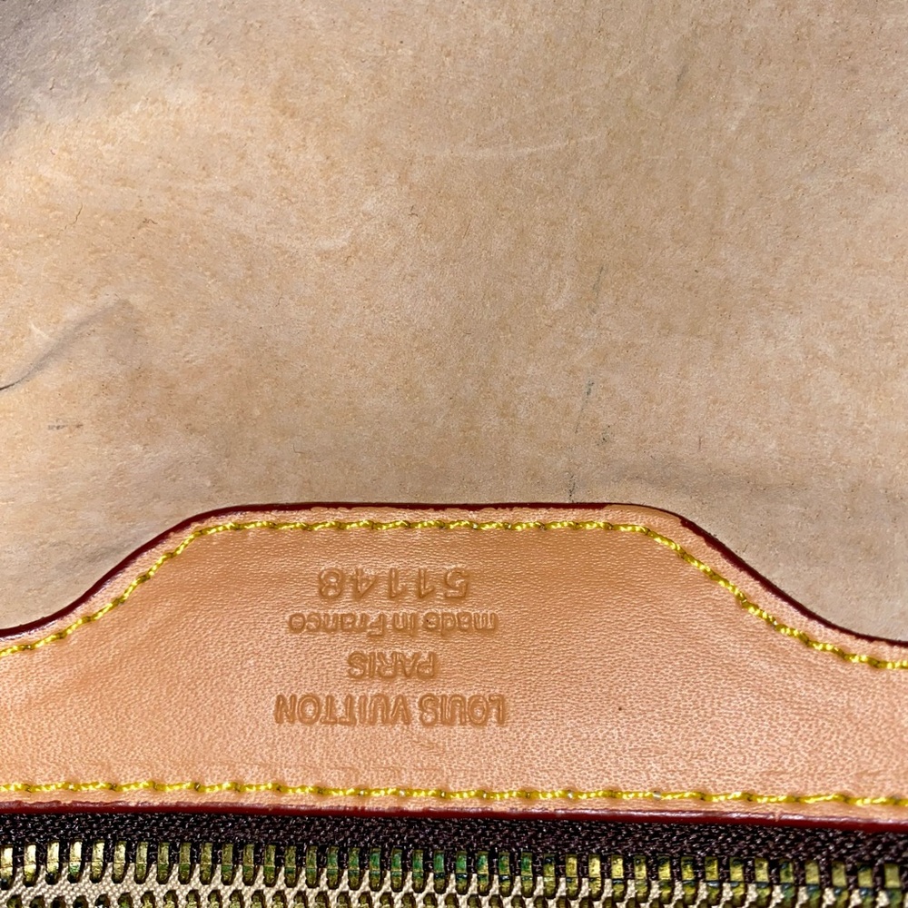 Monogram Canvas Brown Tote with Matching Monogram Wallet - Picture 4 of 12